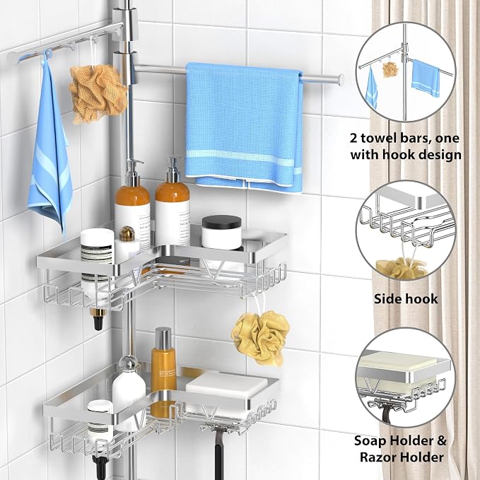 KEGII Shower Caddy Tension Pole - Image 3