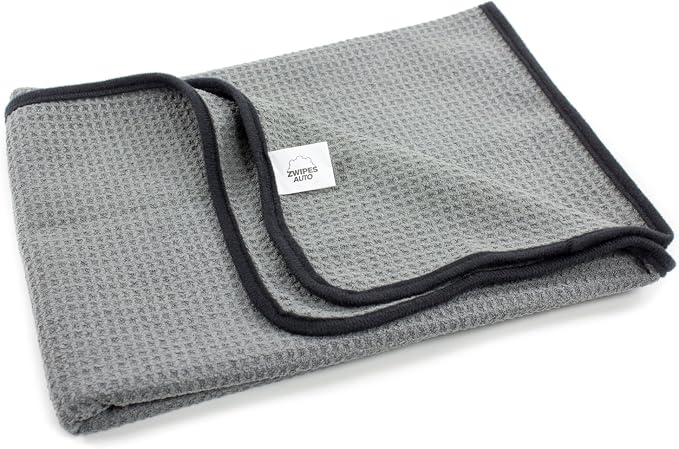 Zwipes Auto 879-2 Professional Microfiber Waffle Drying Towel, 25 in. x 36 in - Image 5