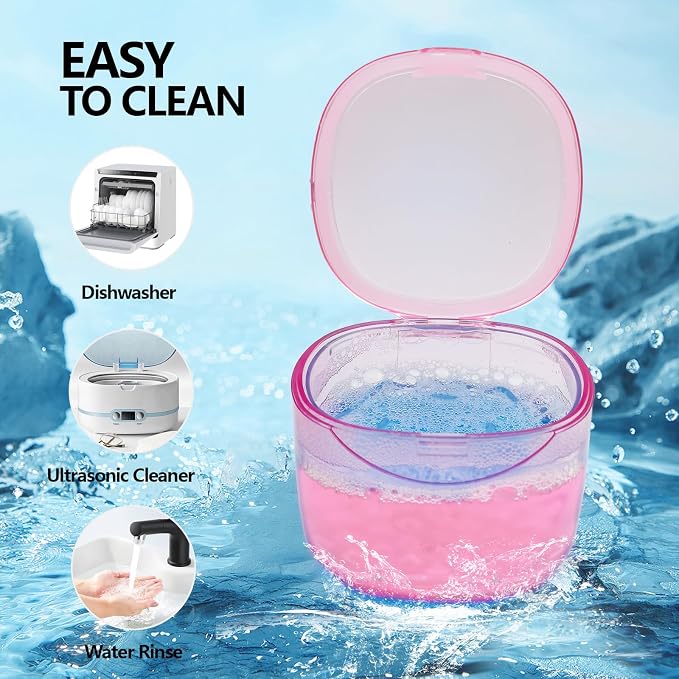 Travel Denture Case Denture Soaking Container - Image 8