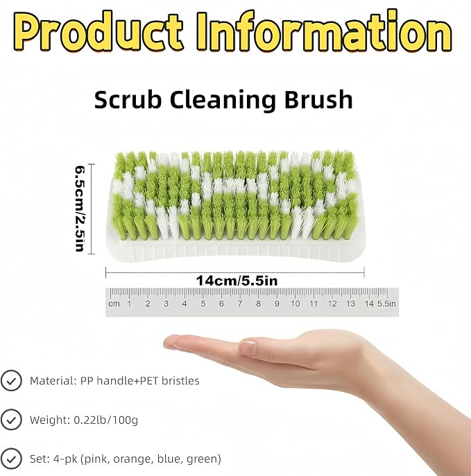 Scrub Brush for Cleaning Scrubbing Brush - Image 2