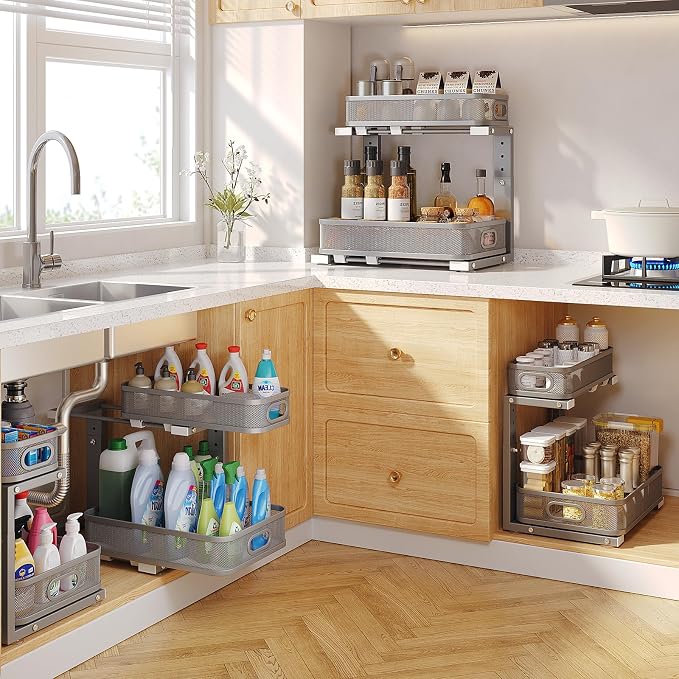 1 Pack 15.7IN-Depth Under Sink Organizer - Image 7