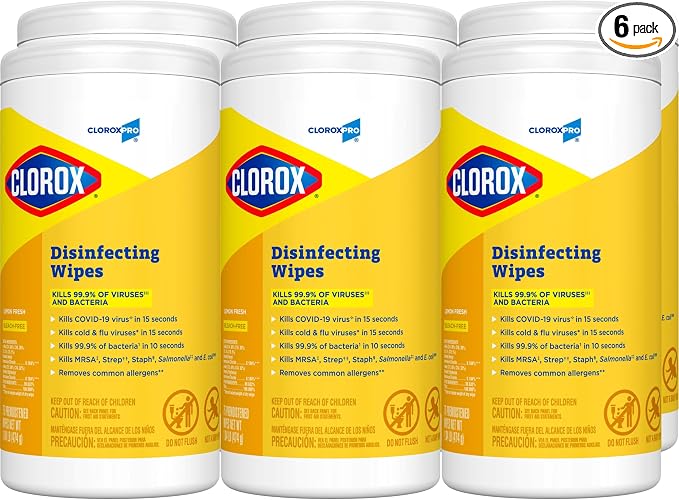 CloroxPro Clorox Disinfecting Wipes, Lemon Fresh by CloroxProfessional