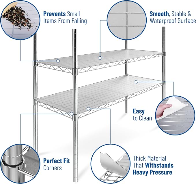 Sterling Shelf Liners Wire Rack Covers: Plastic Shelf Liner Cover - Image 5