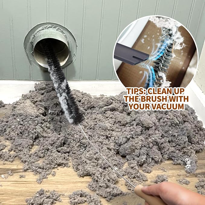 2Pack Flexible Dryer Vent Cleaning Brush - Image 3