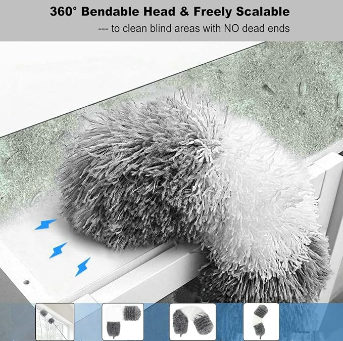 Microfiber Duster Kit High Reach Ceiling Fan Duster - Image 2
