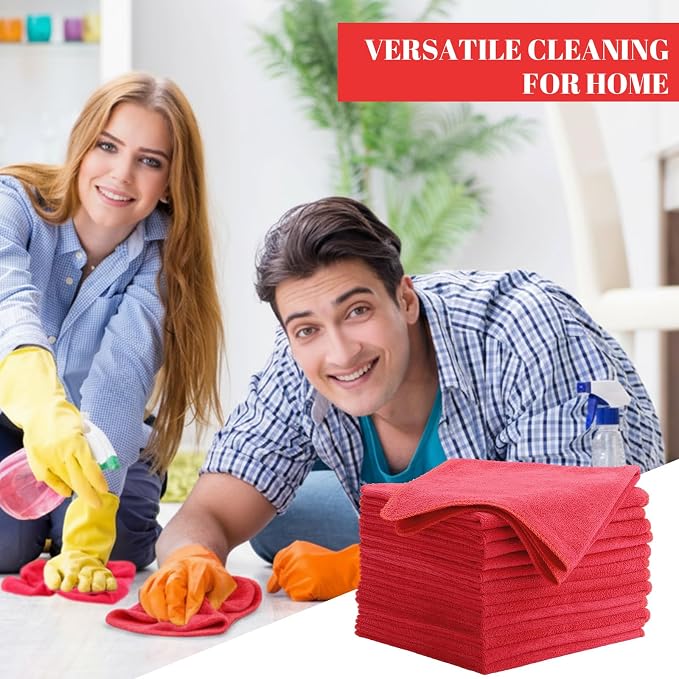 Nuenen 60 Pcs Microfiber Cleaning Cloths - Image 4