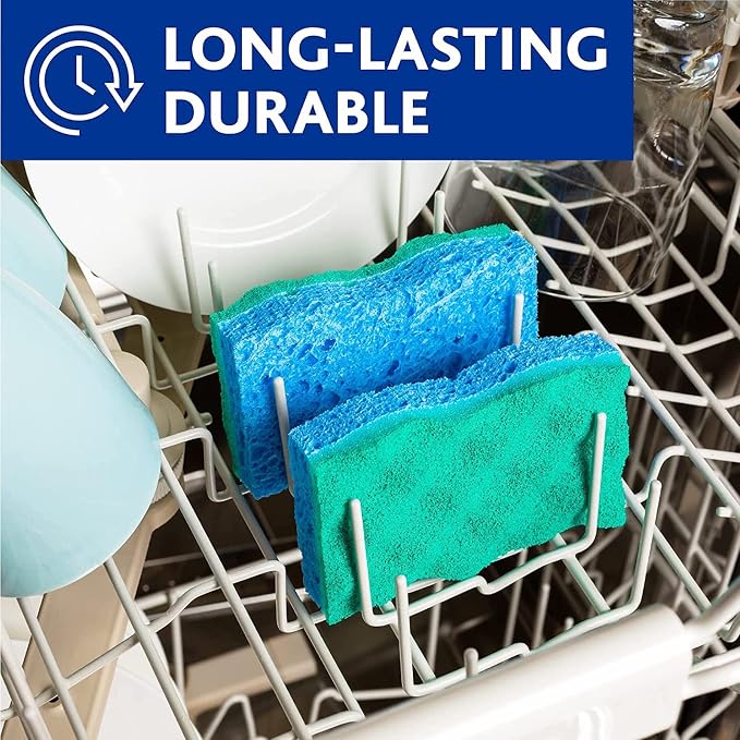 O-Cedar Scrunge Non-Scratch Scrub Sponge Multi-Use, All-Purpose, Odor-Resistant - Image 5