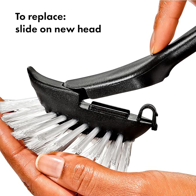 OXO Steel Dish Brush with Replaceable Head - Image 5