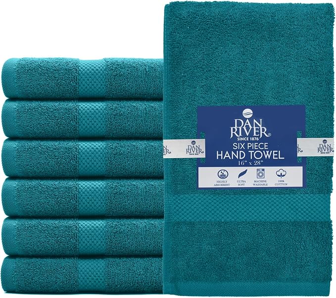 DAN RIVER 6-Pack Premium Hand Towels - Image 6
