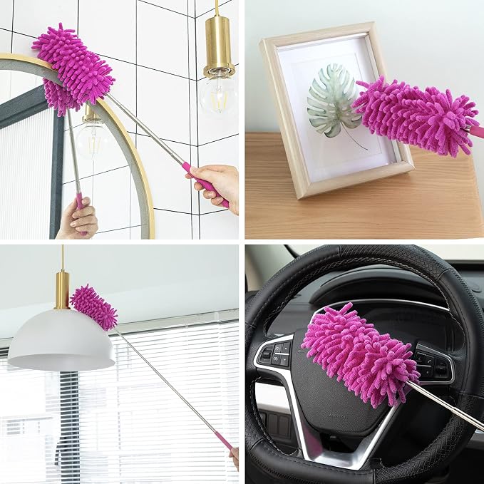 Microfiber Duster for Cleaning, Tukuos Hand Washable Dusters - Image 4