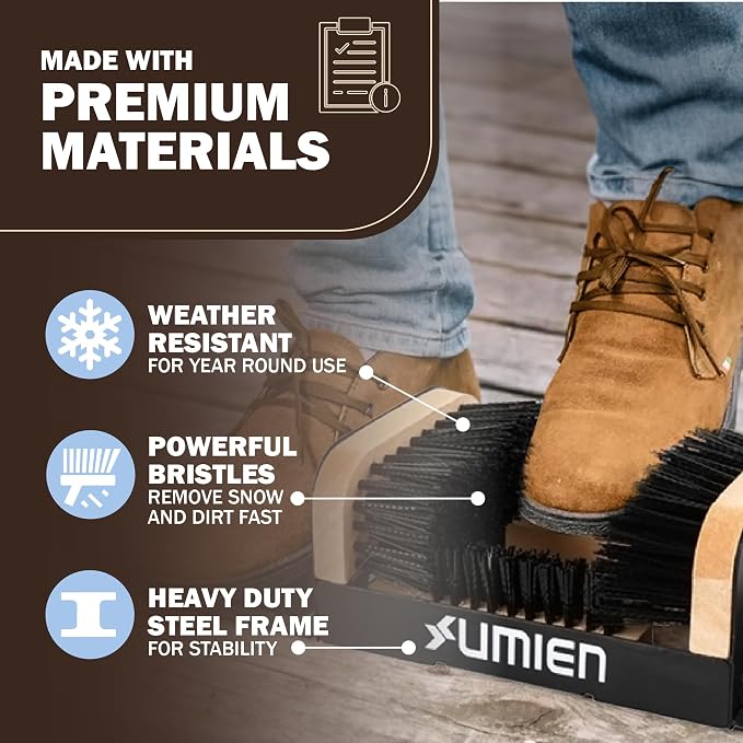 Umien™ Boot Scraper Outdoor Shoe Brush - Image 3