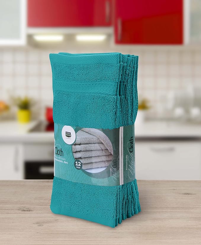 Utopia Towels 12 Pack Premium Wash Cloths Set, 12 by 12 Inches, 100% Cotton - Image 3