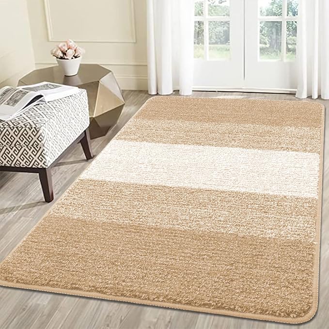 Kitinjoy Indoor Outdoor Door Mat, 59x36 Non-Slip Absorbent Dirt Trapper by Kitinjoy