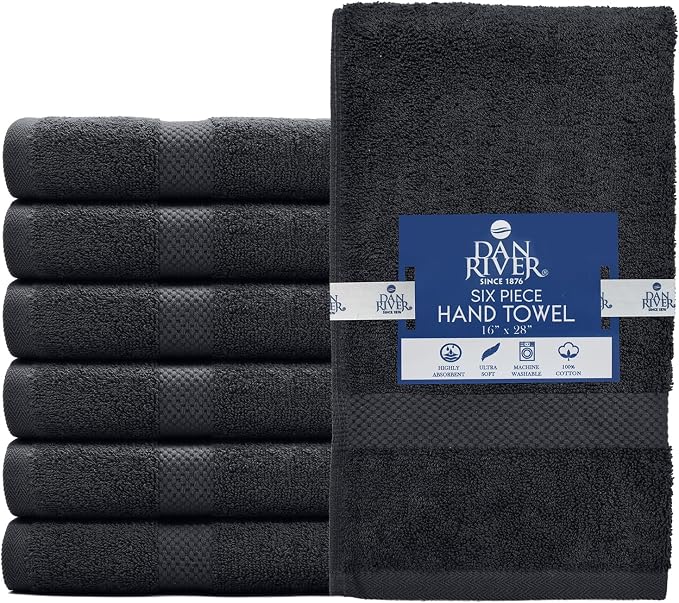 DAN RIVER 6-Pack Premium Hand Towels - Image 6