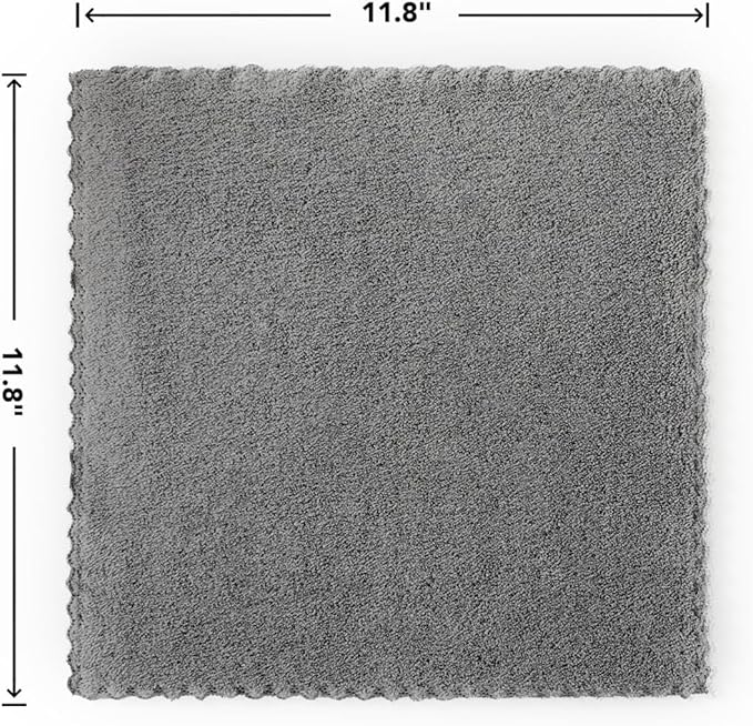 12 Pack Cleaning Cloth, Ultra Soft Absorbent Quick Drying Microfiber Cleaning - Image 5