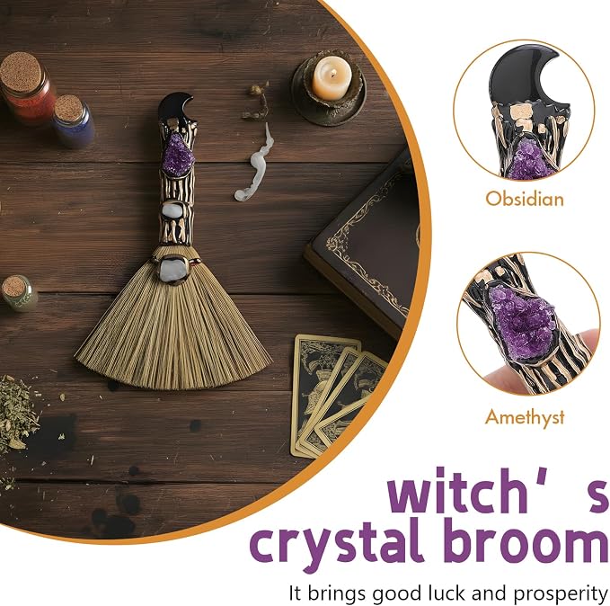 Witch Crystal Altar Broom - Image 6