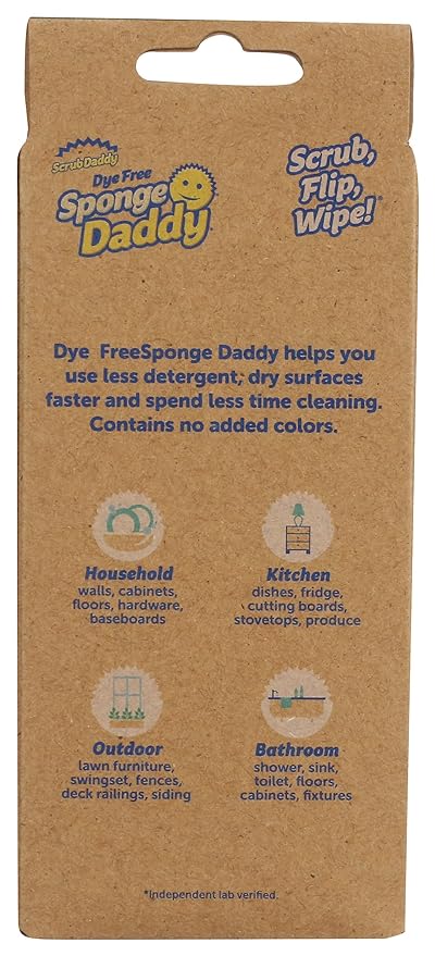 Scrub Daddy Dye Free Sponge Daddy 3 Count, 3 Ct - Image 2