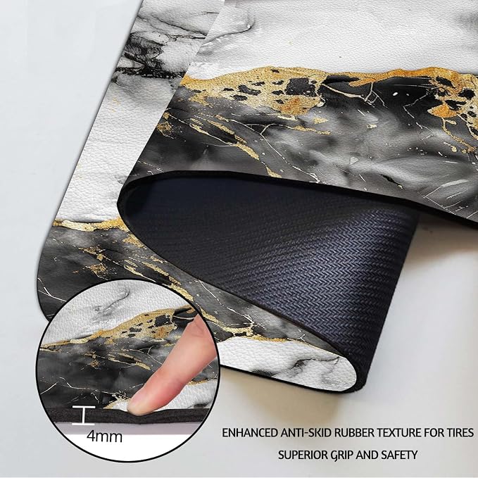 MCALK Marble Black Dish Drying Mat - Image 5
