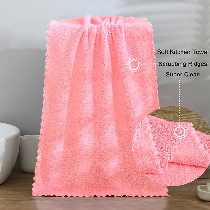 kimteny Kitchen Cloth Dish Towels, 13x28 Inches Premium Dishcloths, Super - Image 6