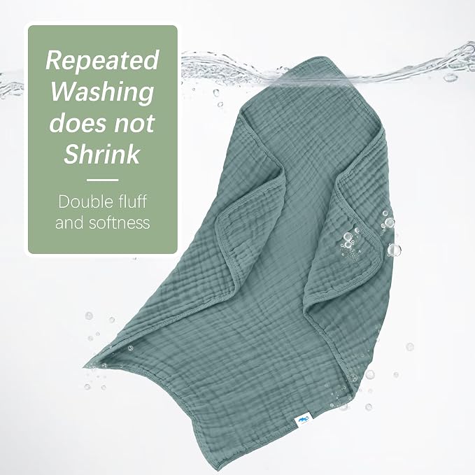 SWEET DOLPHIN Muslin Baby Bath Towels Blanket - Image 6