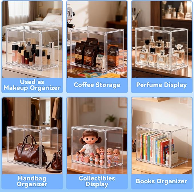 Baby Bottle Organizer for Countertop, Small Clear Bottle Storage Organizer - Image 6
