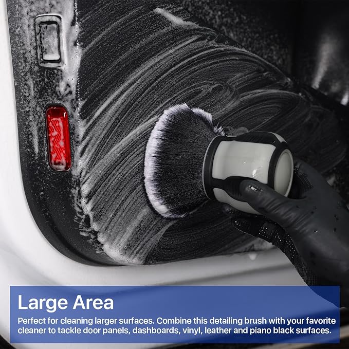 Curveball Detail Brush, Car Ultra Soft Bristles Detailing Brushes, Covers Large - Image 2