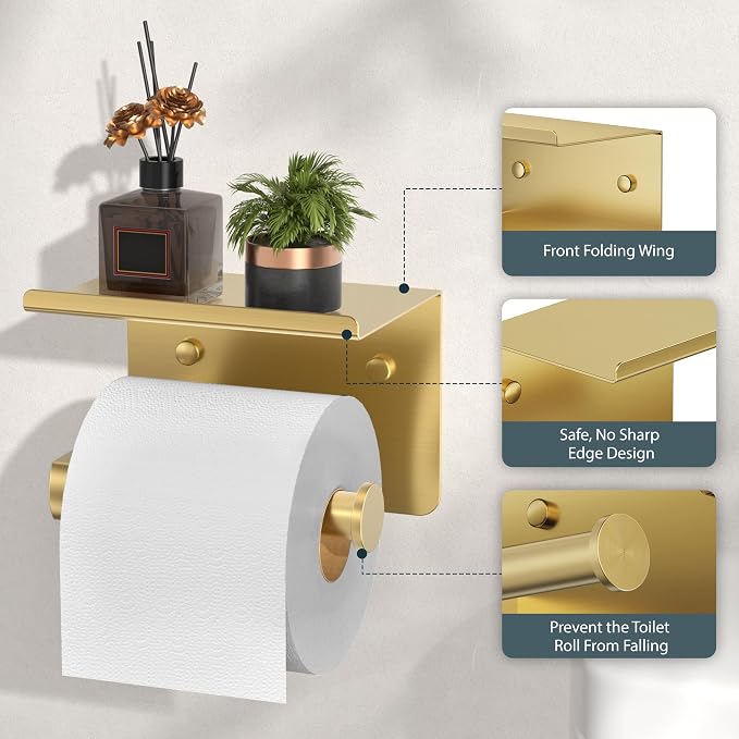 FORIOUS Toilet Paper Holder - Image 4