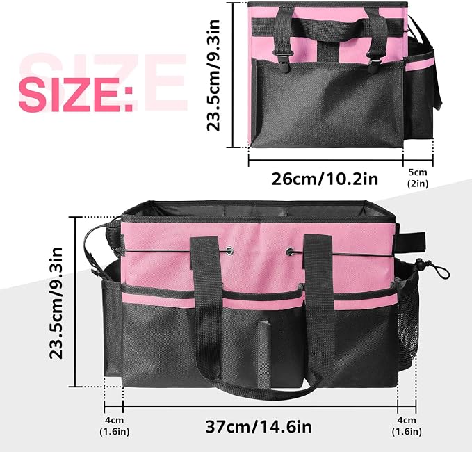 Cleaning Caddy Tote with Removable Dividers - Image 2