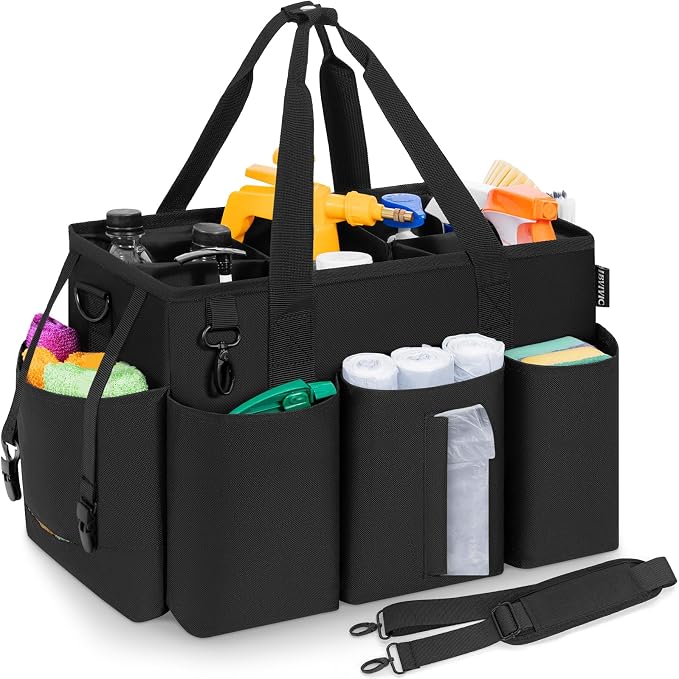 Wearable Cleaning Caddy Bag for Cleaning Supplies, Large Capacity Cleaning by WelcometoIBVIVIC