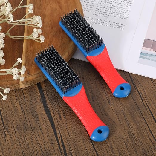 4pcs Small Wire Brushes with Curved Handles, Reinforced Bristle Heavy Duty - Image 6