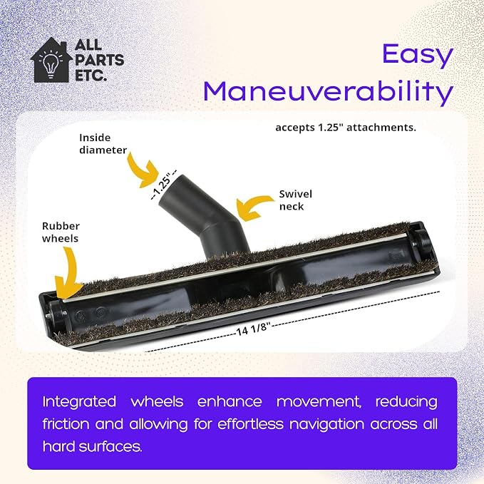 14” Vacuum Floor Brush Attachment - Image 7