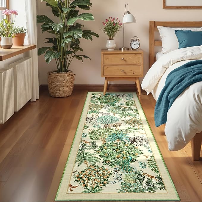 GarveeHome Jungle Rug 2.5x8 Kitchen Runner Rug Non Slip Washable Runners - Image 3