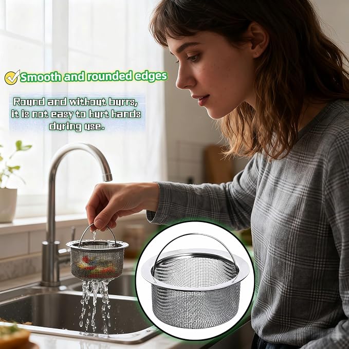 Stainless Steel Kitchen Sink Strainer - Image 8