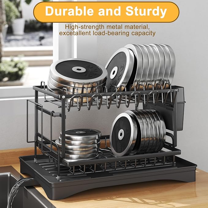 Dish Drying Rack Carbon Steel Dish Rack - Image 3