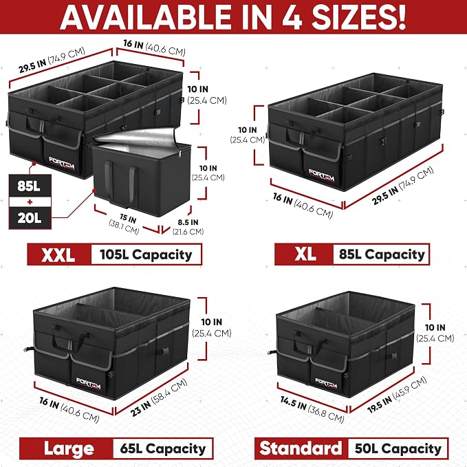 FORTEM Trunk Organizer with Cooler - Image 4