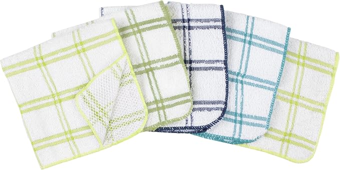 Ritz 100% Cotton 12-inch x 12-inch Kitchen Dish Towel, Gentle Cleaning Wash - Image 2