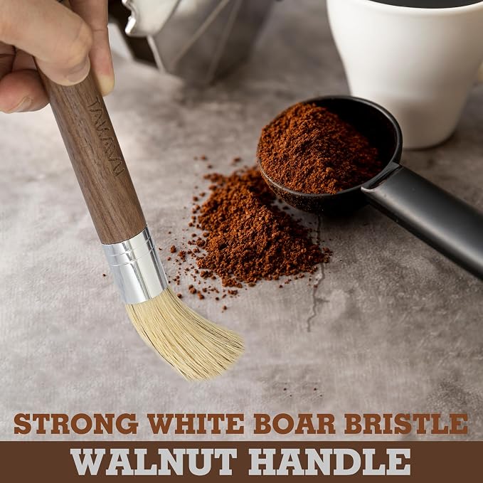 Takavu Coffee Grinder Cleaning Brush, Barista Brush - Image 4