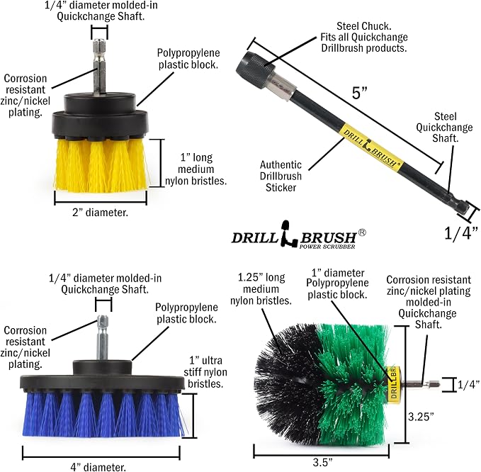 Drillbrush Shower Scrubber Drill Attachment - Image 5