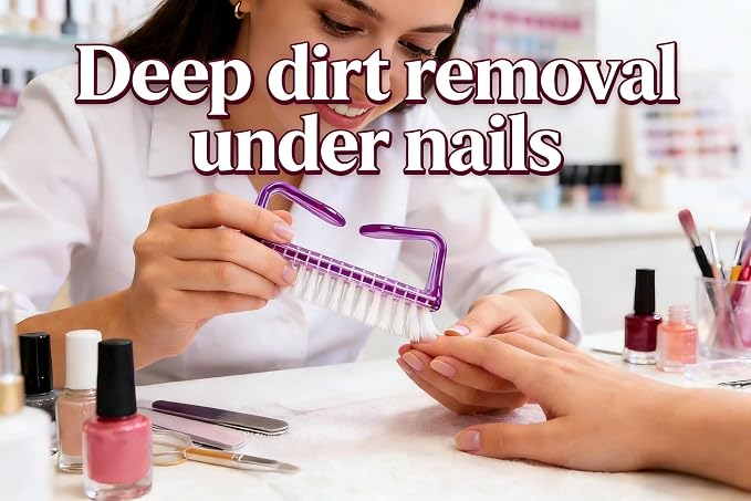 6-Pack Nail & Toe Scrub Brushes - Image 4