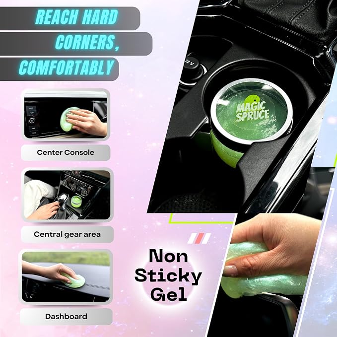 MAGIC SPRUCE Car Cleaning Gel Kit - Image 5