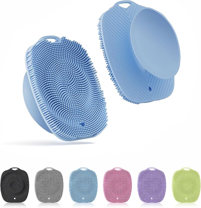 Soft Silicone Body Scrubber Gentle Like a Hand Exfoliating Your Skin and Build by ARIOSOX