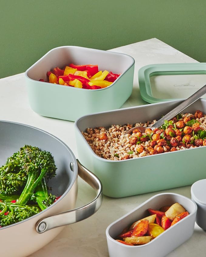 Caraway 2pc Glass Food Storage Set - Image 7