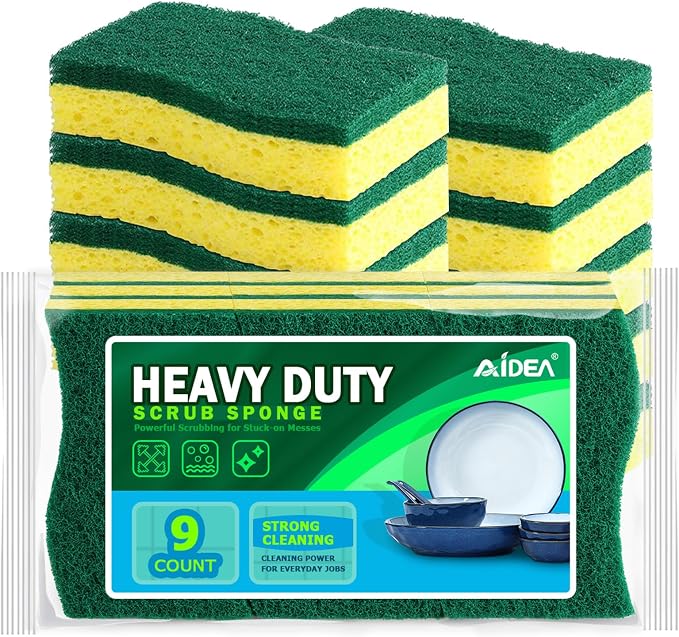 AIDEA Sponges Kitchen, Dish Sponges, Heavy-Duty Sponge by AIDEAHOME