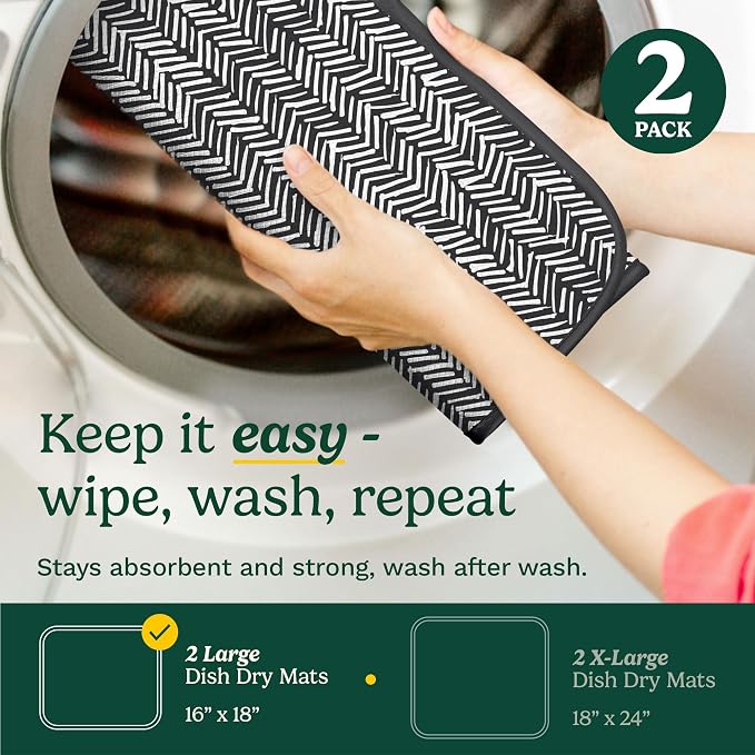 Cuisinart Dish Drying Mats for Kitchen Counter - Image 6