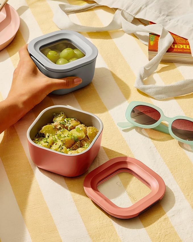 Caraway 2pc Glass Food Storage Set - Image 7