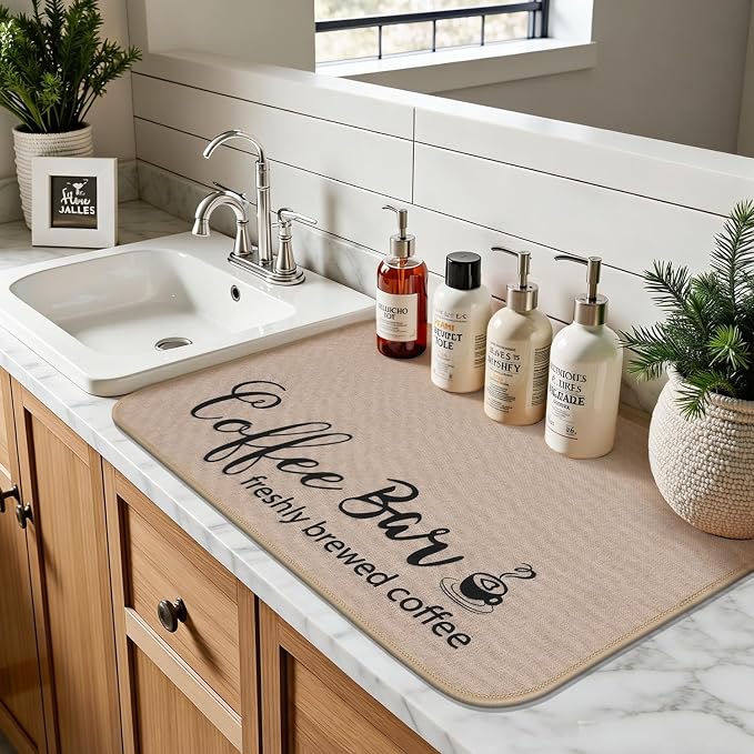Findosom Dish Drying Mat, Cuttable Drying Mat - Image 5