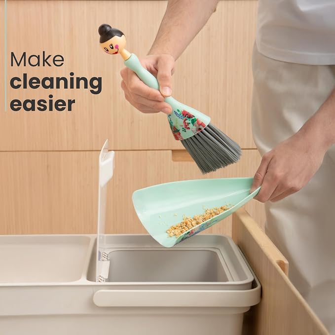 Vigar Mini Broom and Dustpan Set, Small Broom and Dustpan Set - Image 4