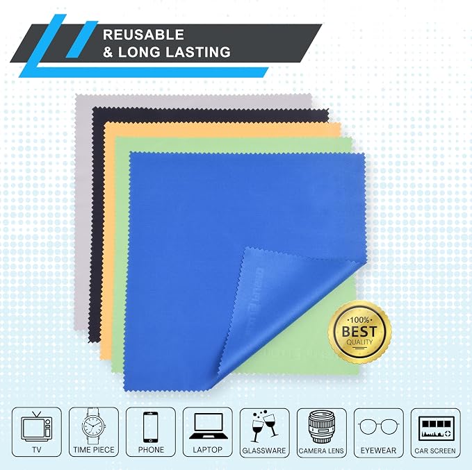 Eco-Fused XL Microfiber Cleaning Cloths - Image 3