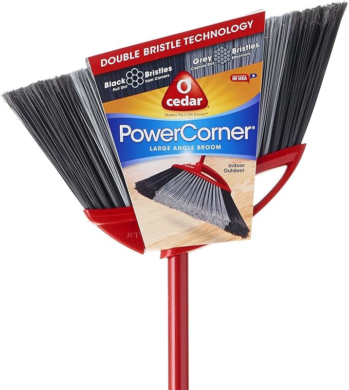 O-Cedar Power Corner Large Angle Broom - Image 5