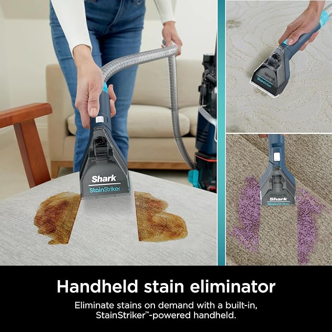Shark CarpetXpert with Stain Striker, Upright Carpet, Area Rug & Upholstery - Image 5
